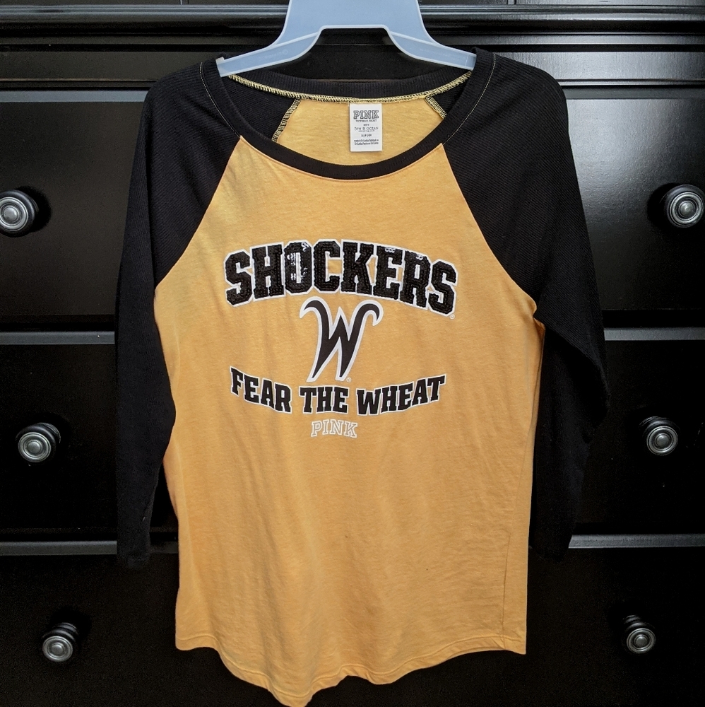 Shockers Shimmer Baseball Tee
